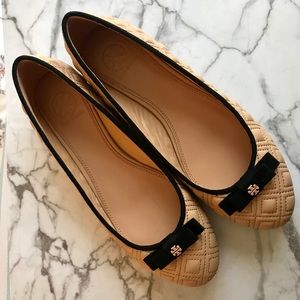 TORY BURCH Marion Quilted Ballet Flats with Bow